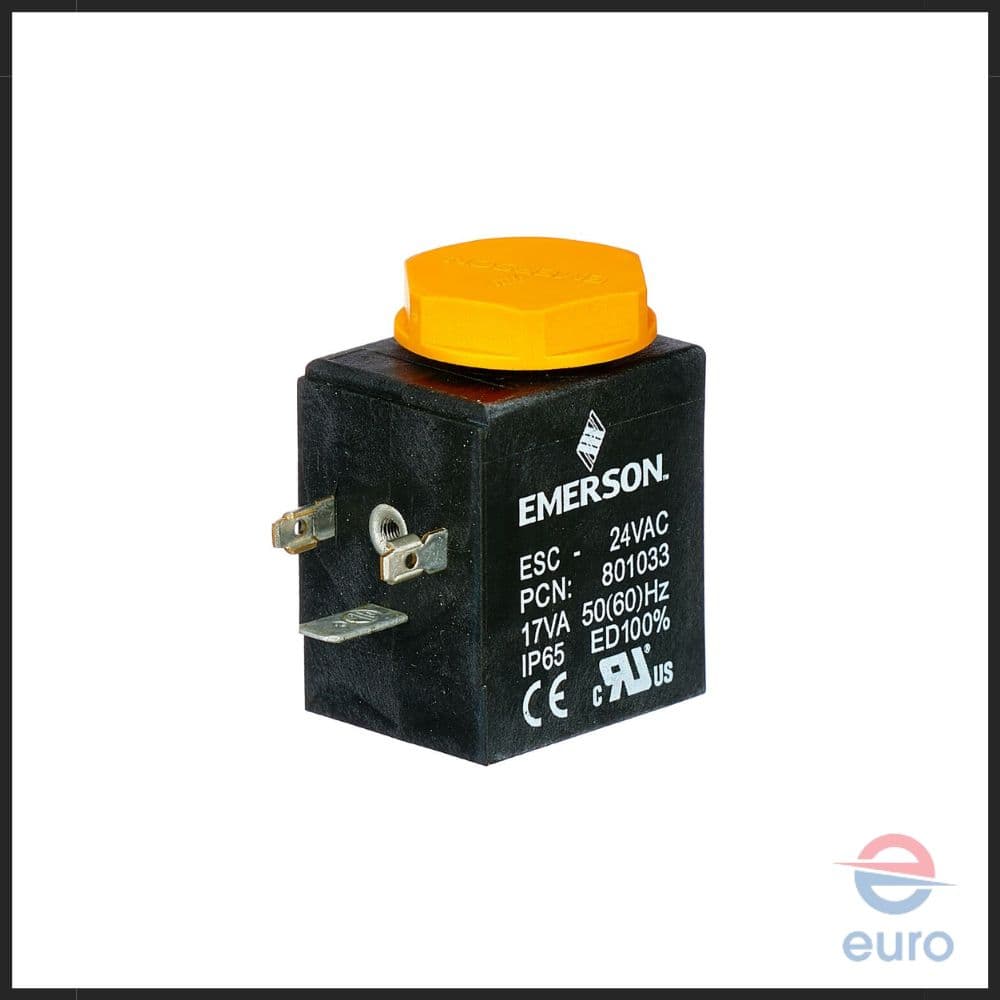 EMERSON Solenoid Coil ESC-24VAC / 50Hz Model 801033