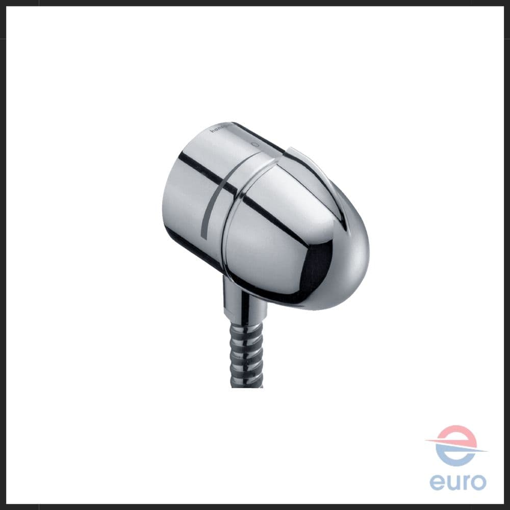 HANSGROHE FixFit Wall Outlet E Stop with Non-Return Valve And Shut-off Valve