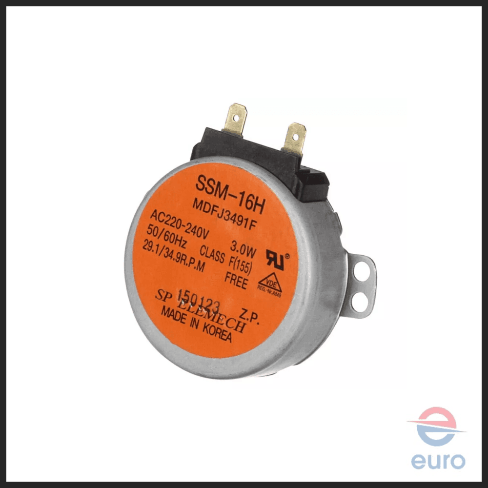 Microwave Turntable AC Drive Motor MDFJ3491F SP Elemech SSM-16H Motor