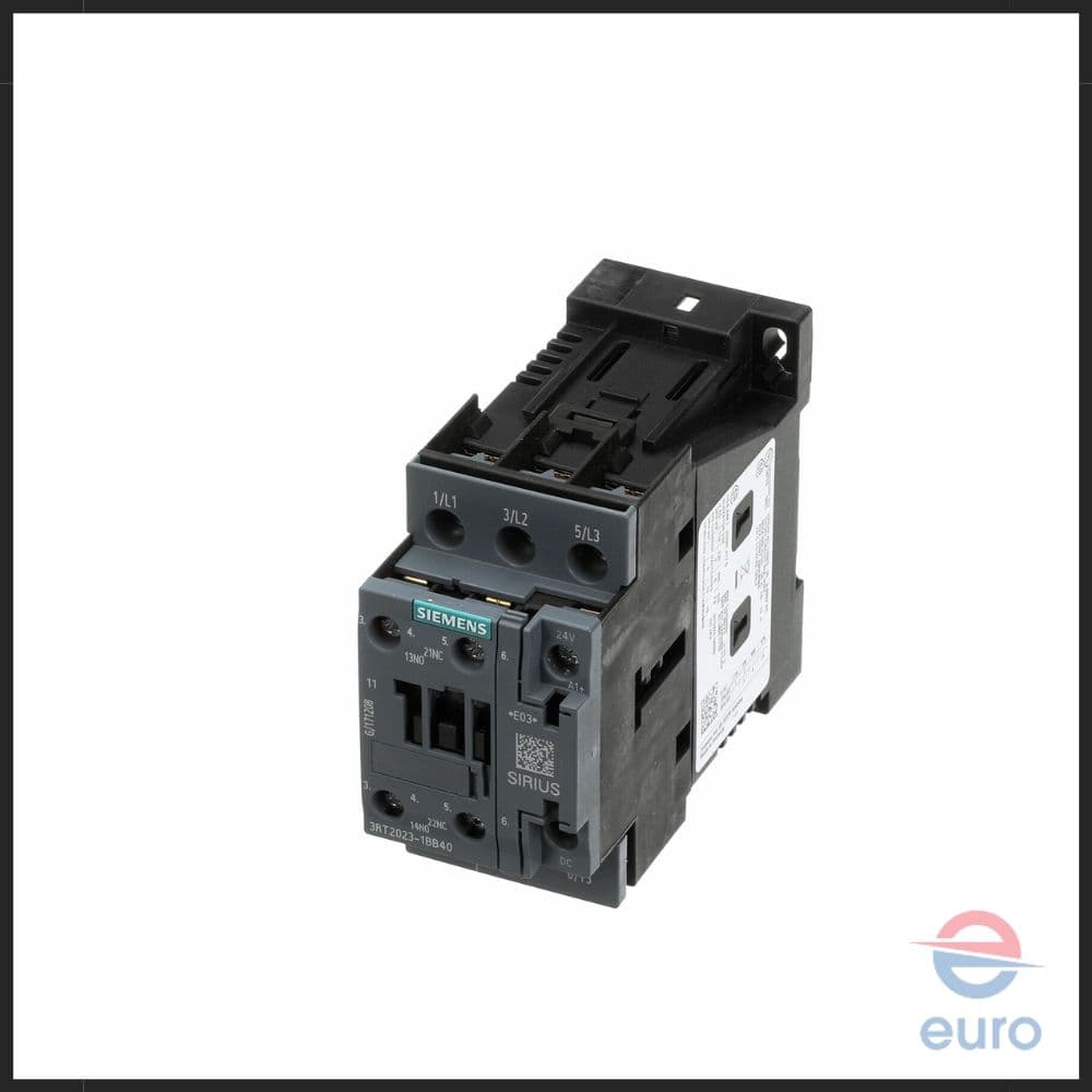 SIEMENS 24V DC AC-3:9A 3RT2023-1BB40 Contactor