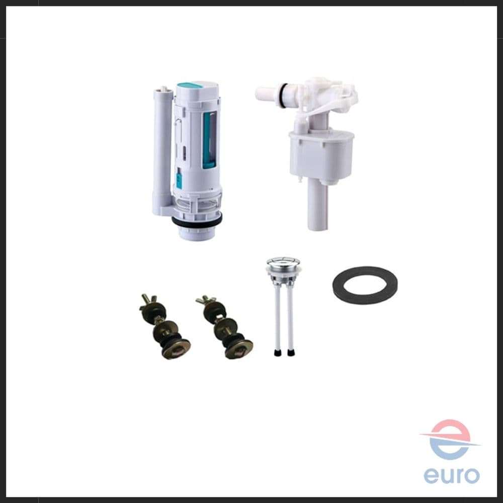 Toilet Repair Kit Universal Dual Flush Side Inlet Made In Italy