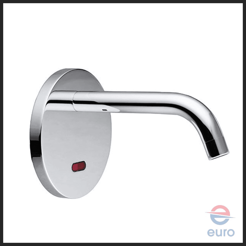 Heavy duty AQUAECO Stainless Steel Round type Concealed Infrared Basin sensor Tap AQE-ECO-I355-CP Chrome