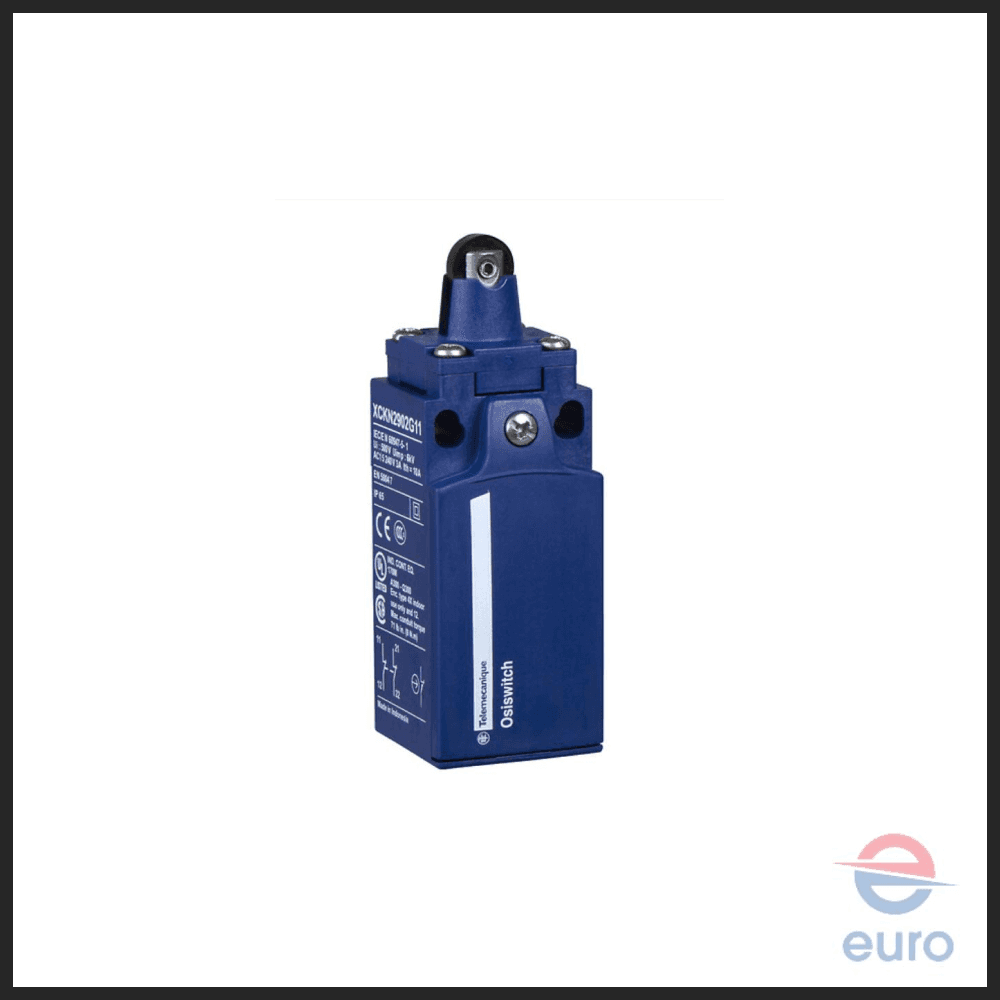Telemecanique Limit Switch with Plastic Roller Plunger, Limit Switches XC Standard, 1NC+1 NO, Snap, Pg11